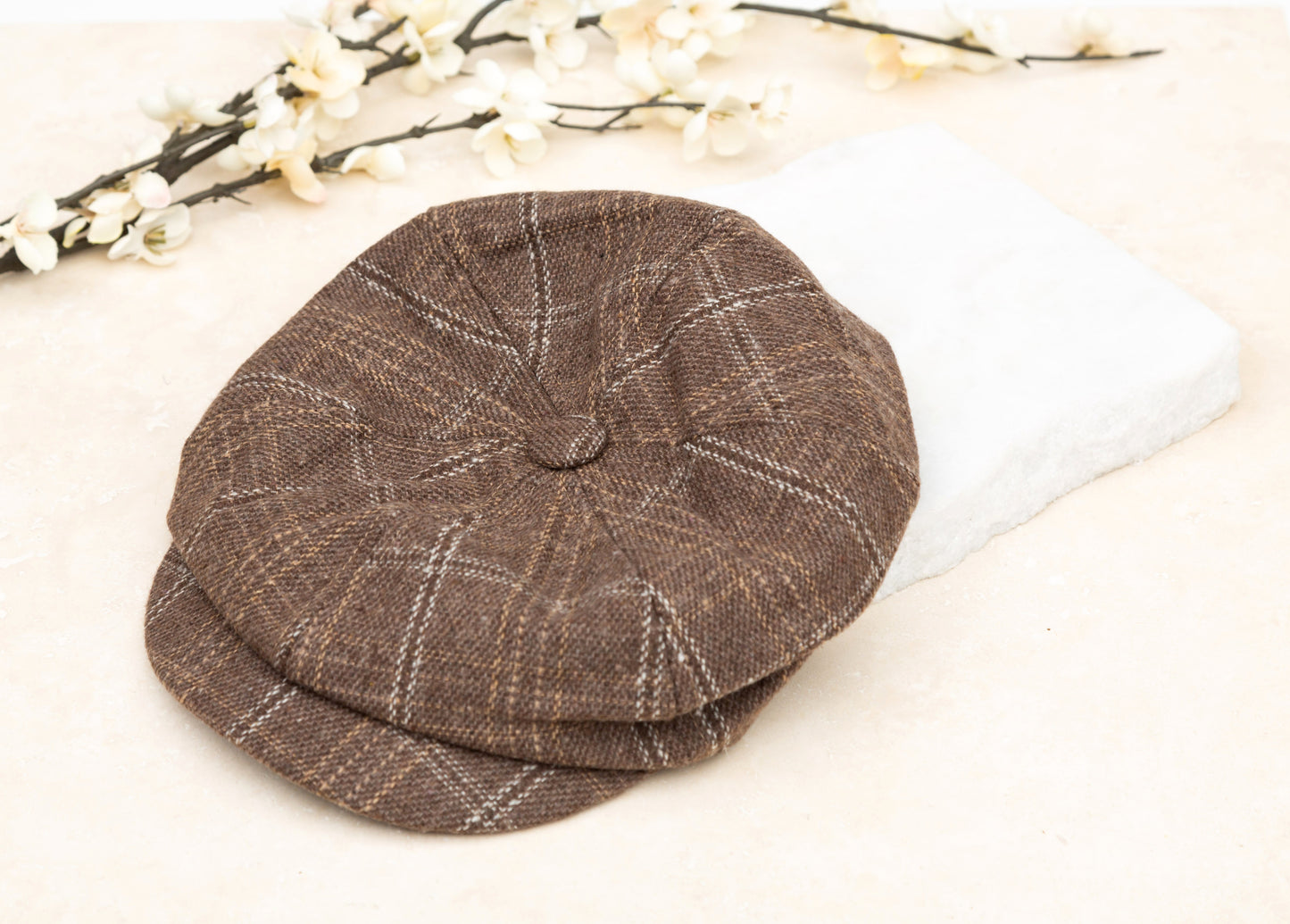 Tweed Newsboy Hats