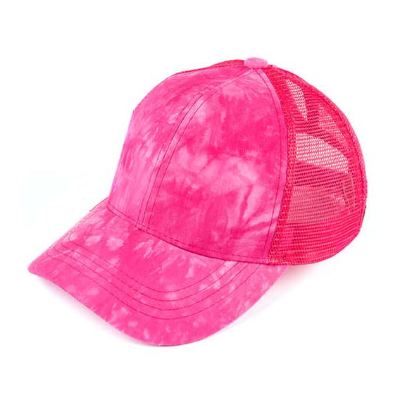 CC Tie Dye Ponytail Caps