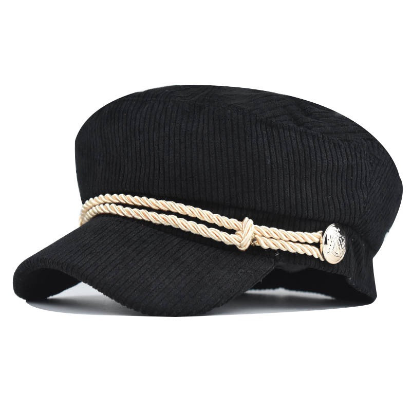 Corduroy Newsboy Cap