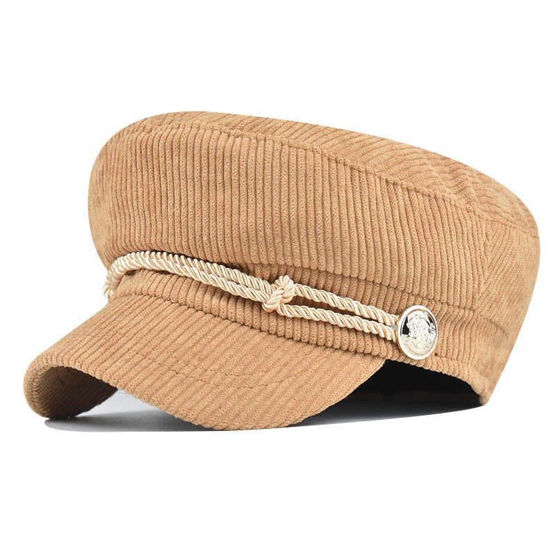 Corduroy Newsboy Cap