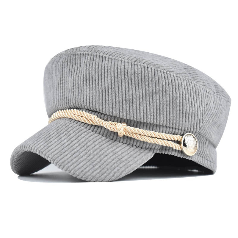 Corduroy Newsboy Cap