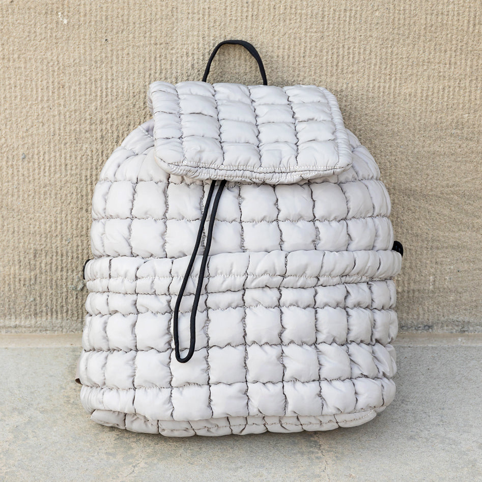 Stevie Quilted Puffer Backpack