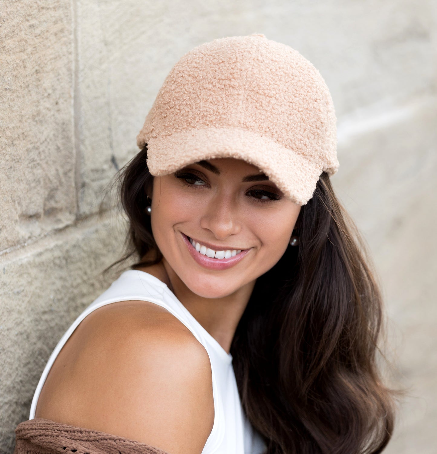 Boucle Sherpa Boyfriend Ball Cap