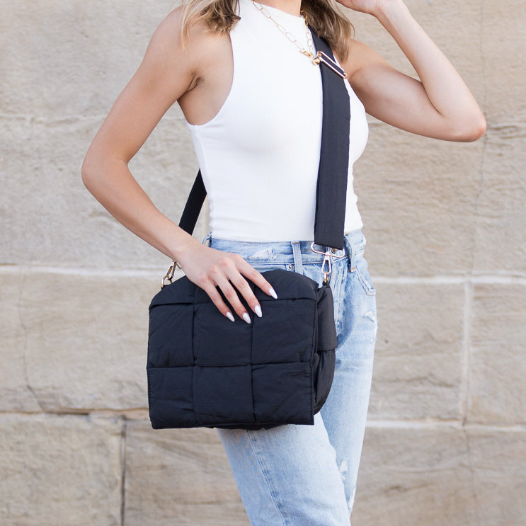 Romy Foldover Puffer Crossbody