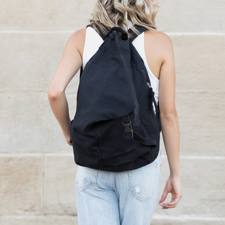 Kai Asymetric Canvas Backpack