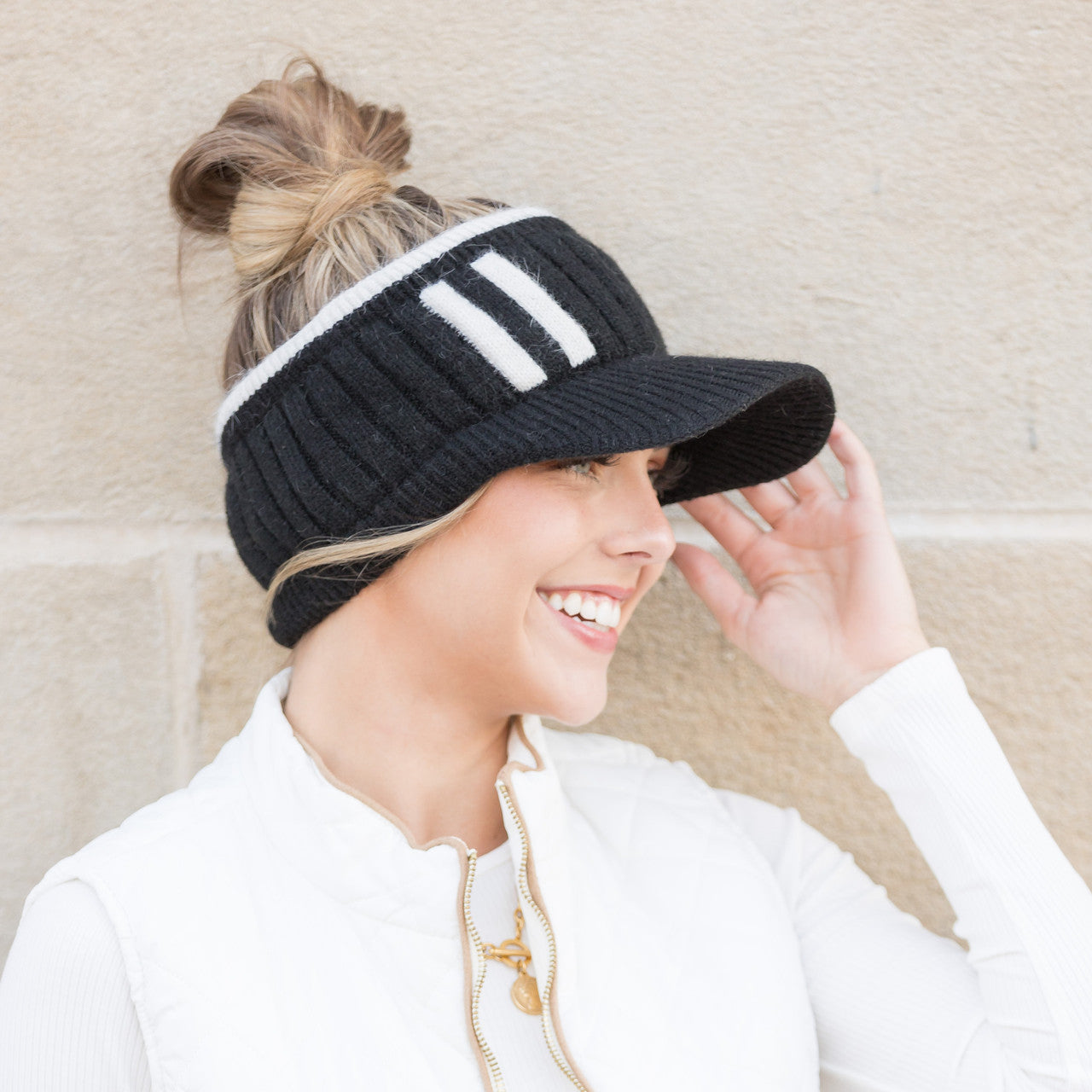 Lux Visor Headwrap- Black