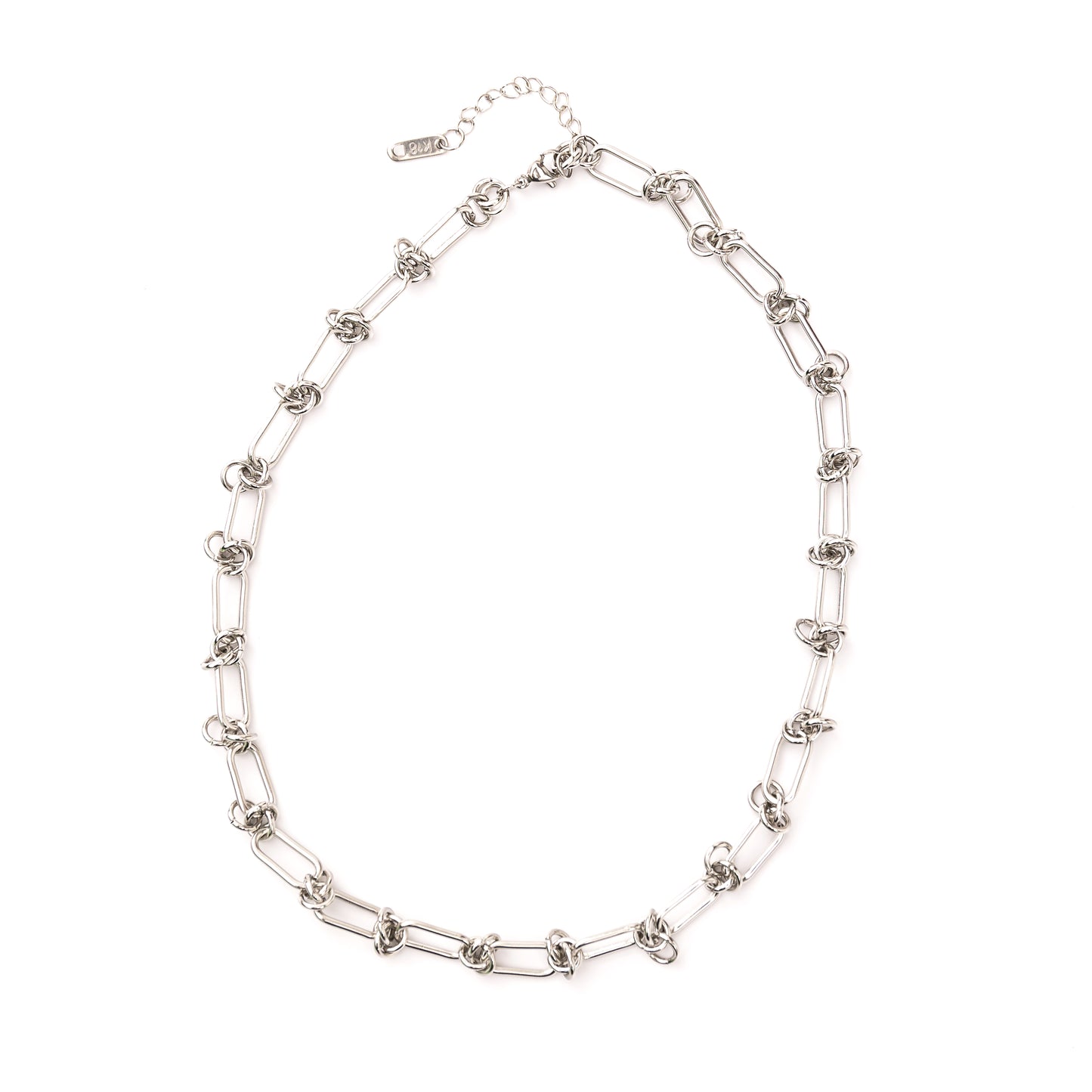 18K STAINLESS STEEL BARBED WIRE CHAIN NECKLACE