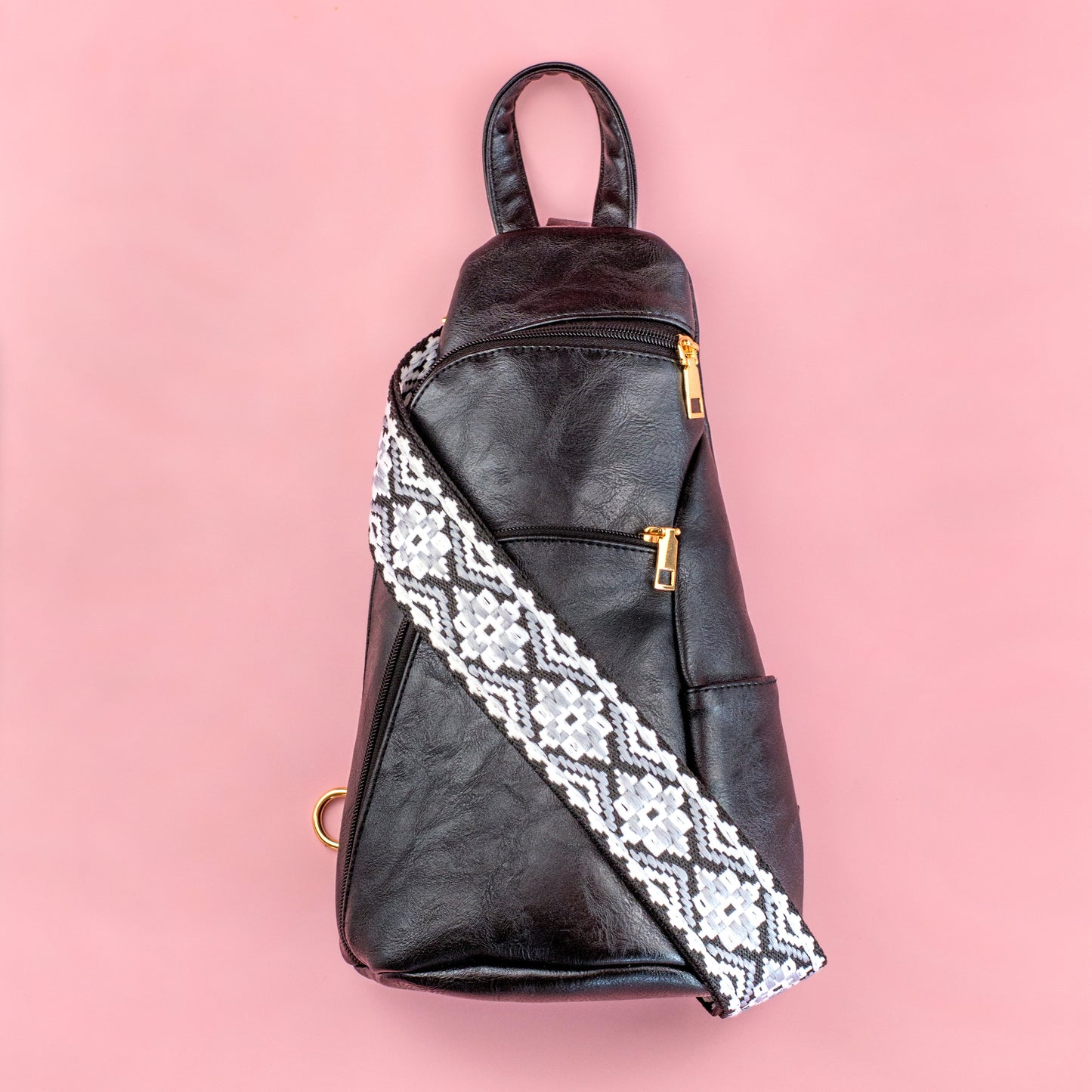 Evie Vegan Leather Crossbody Sling Bag