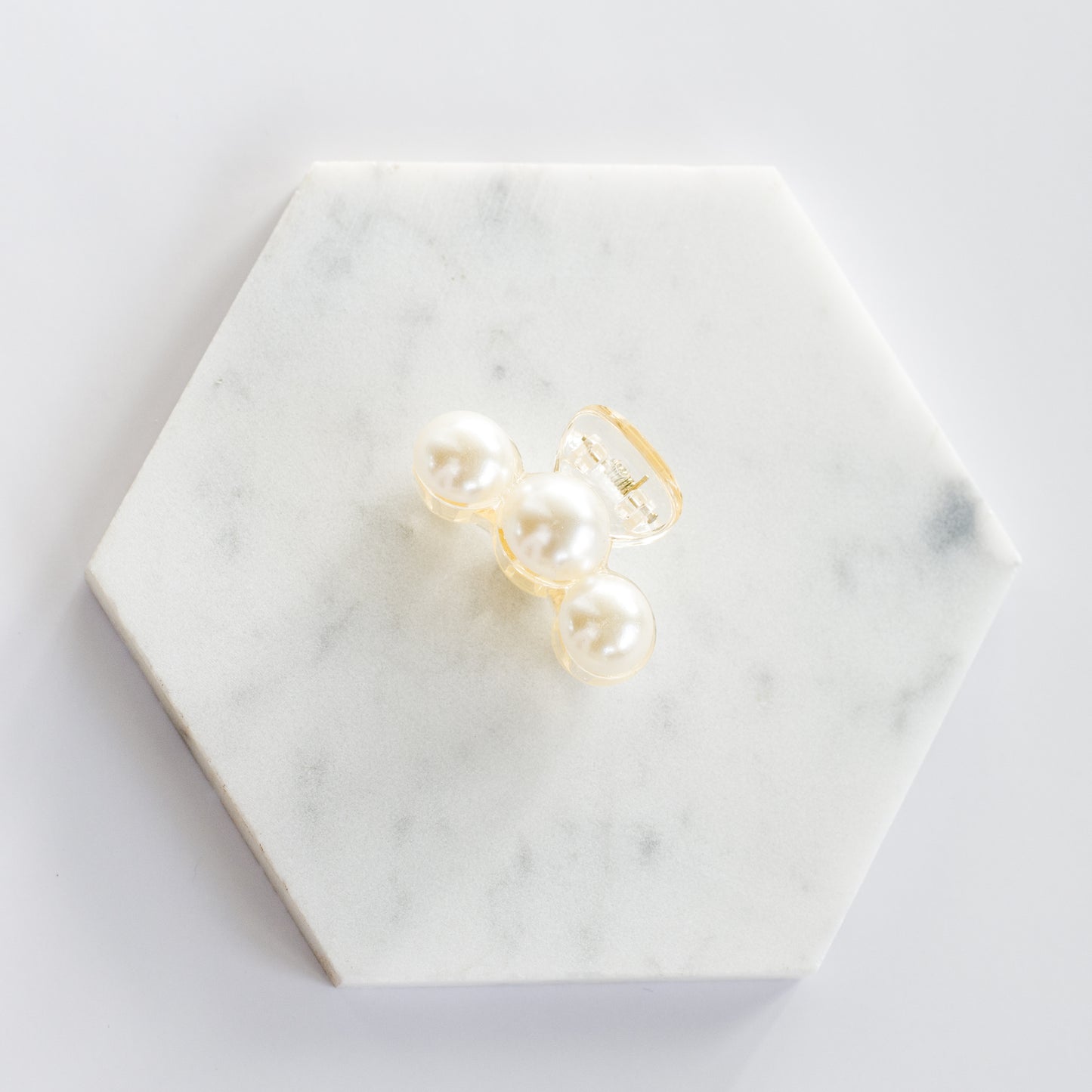 Pearl Hair Claw Clip Set - 2PK