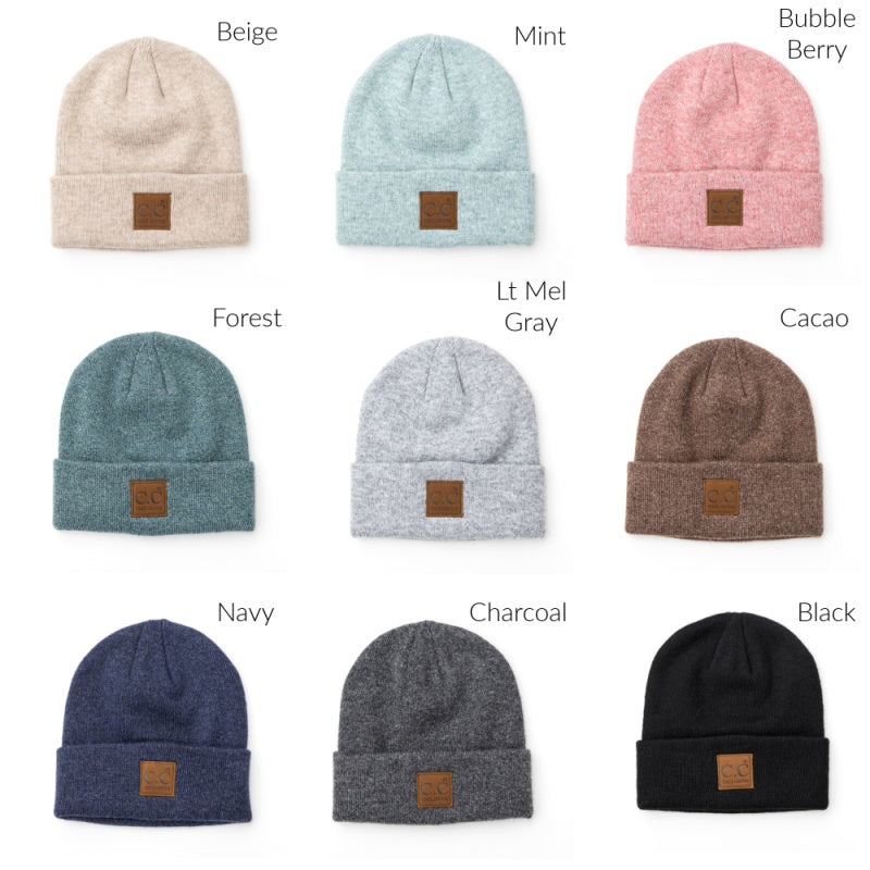 C.C® Heathered Boyfriend Beanie