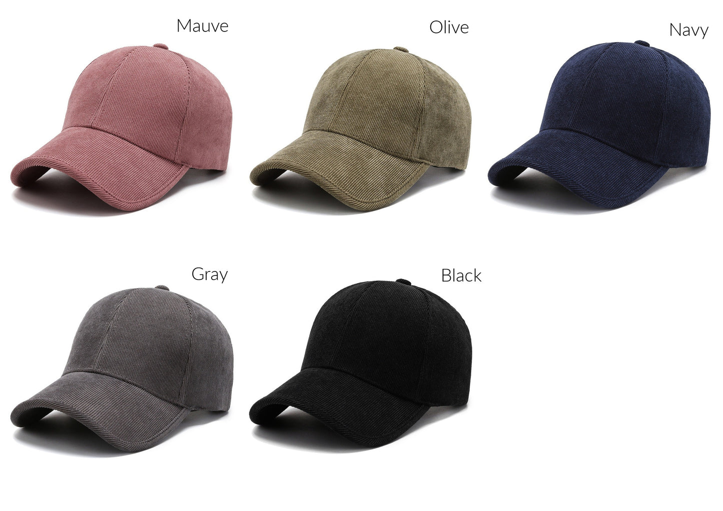 Micro Corduroy Boyfriend Ball Cap
