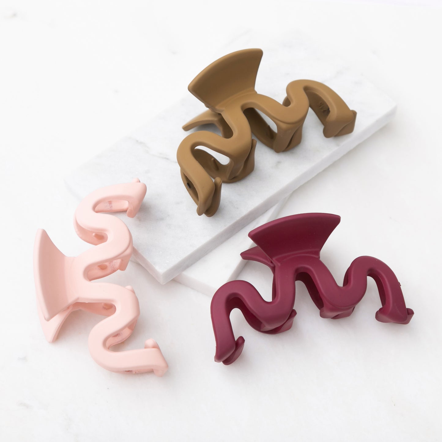 Zig Zag Hair Claws | 3 Pack