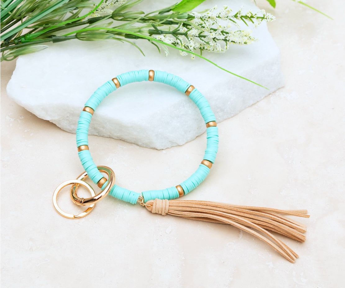Boho Key Ring Bracelet
