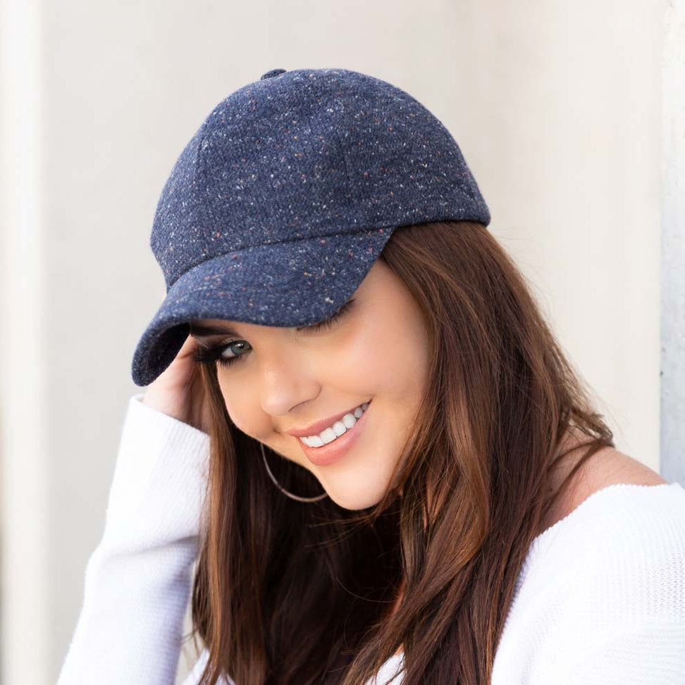 Autumn Tweed Ball Caps
