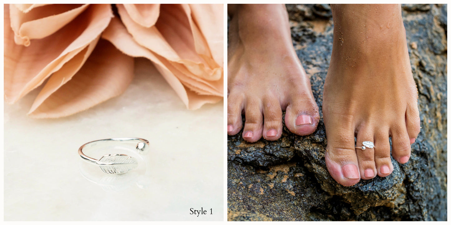 Sterling Silver Toe Rings