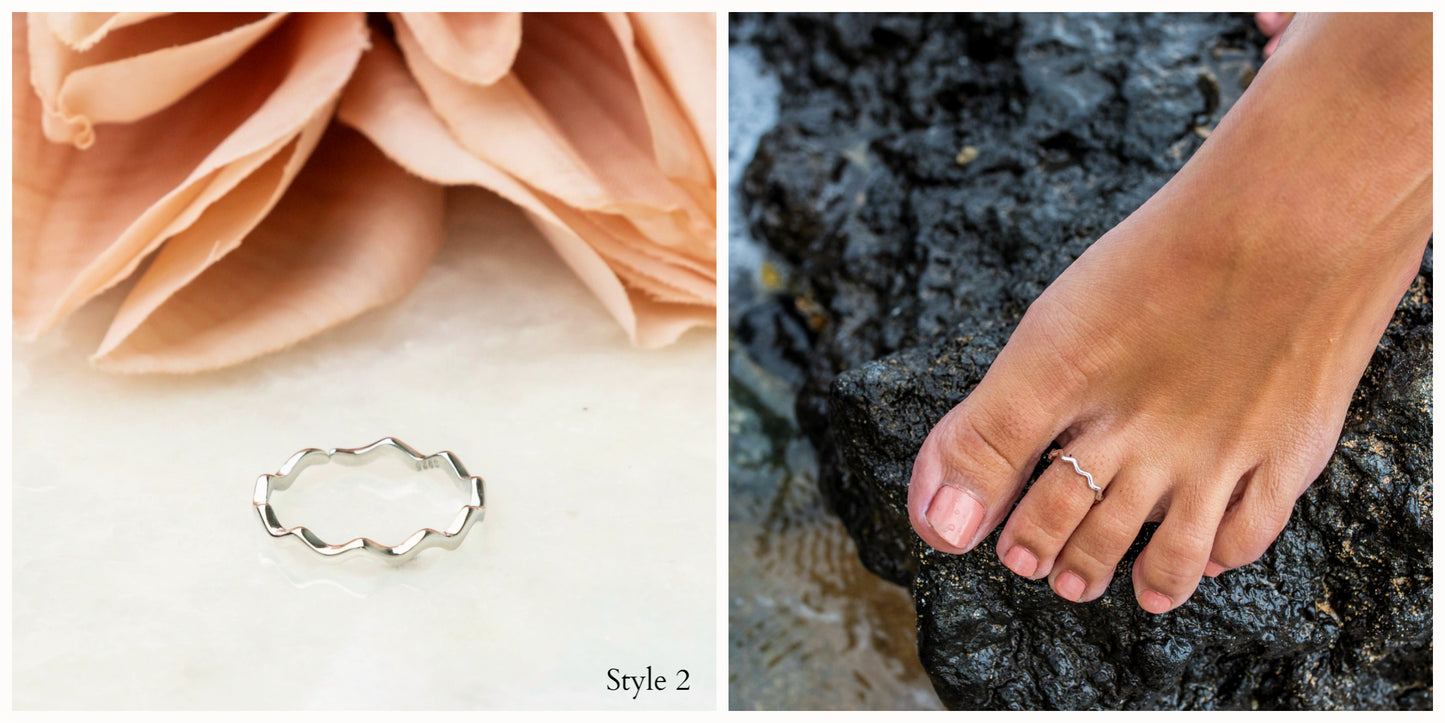 Sterling Silver Toe Rings