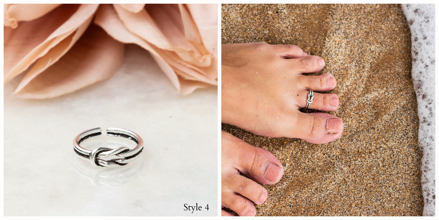 Sterling Silver Toe Rings