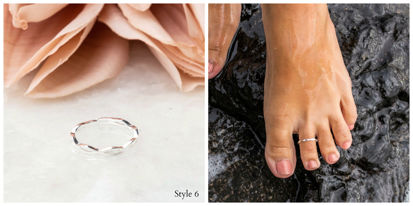 Sterling Silver Toe Rings