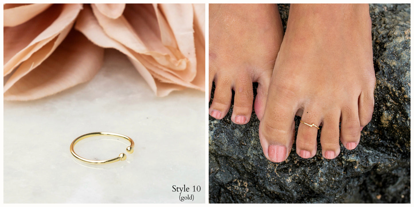 Sterling Silver Toe Rings