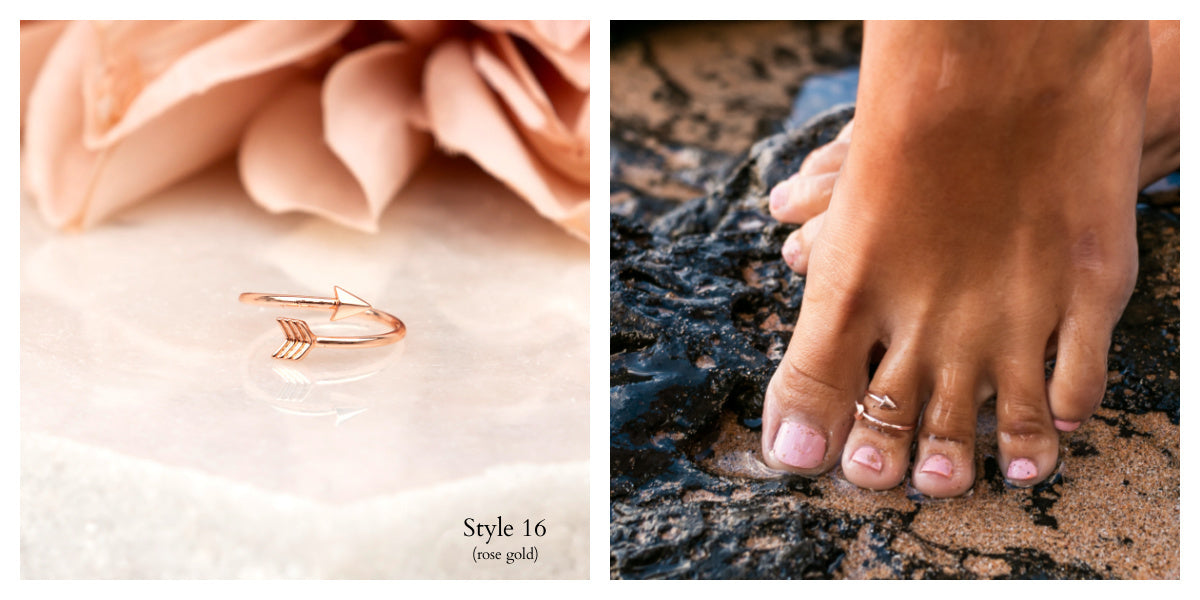 Sterling Silver Toe Rings