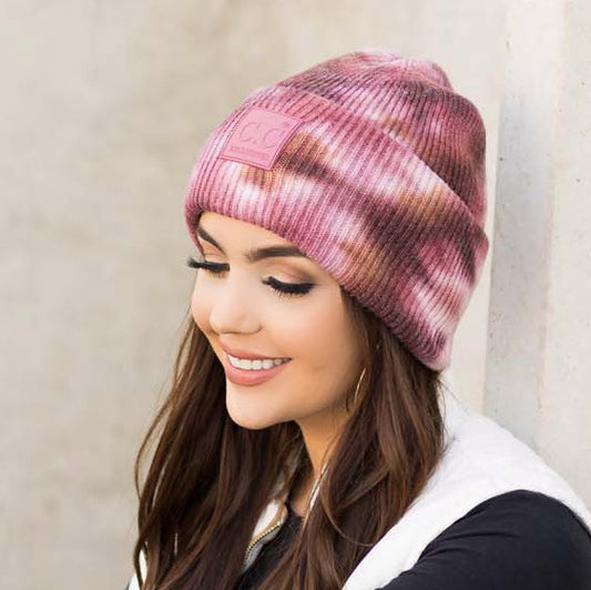 C.C® Tie Dye Boyfriend Beanie