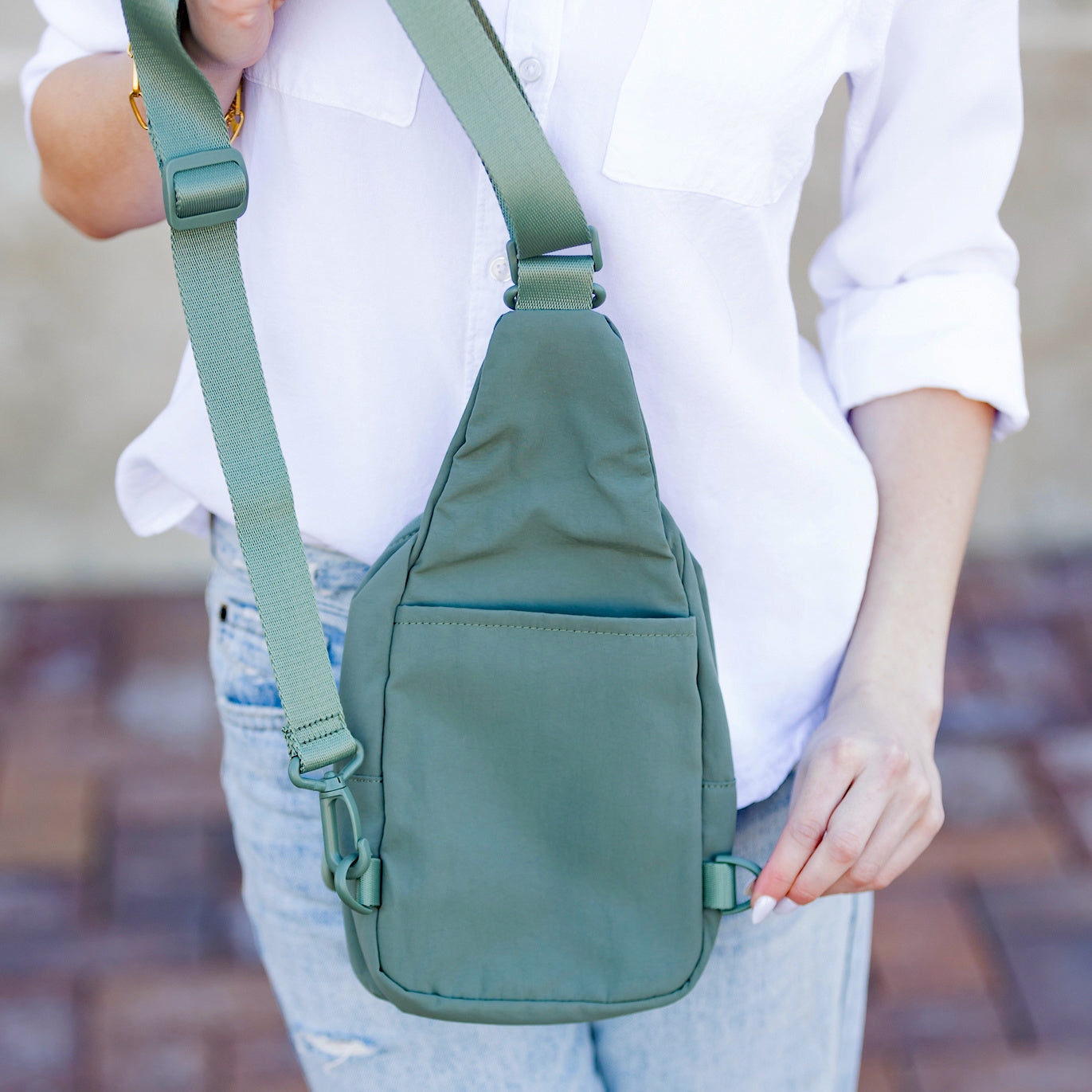 Pippa Reversible Nylon Sling Bag