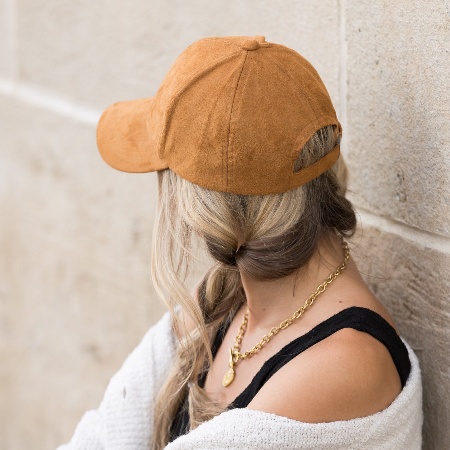 Suede Boyfriend Ball Cap