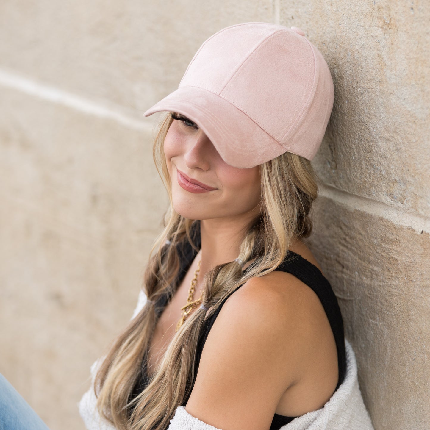 Suede Boyfriend Ball Cap