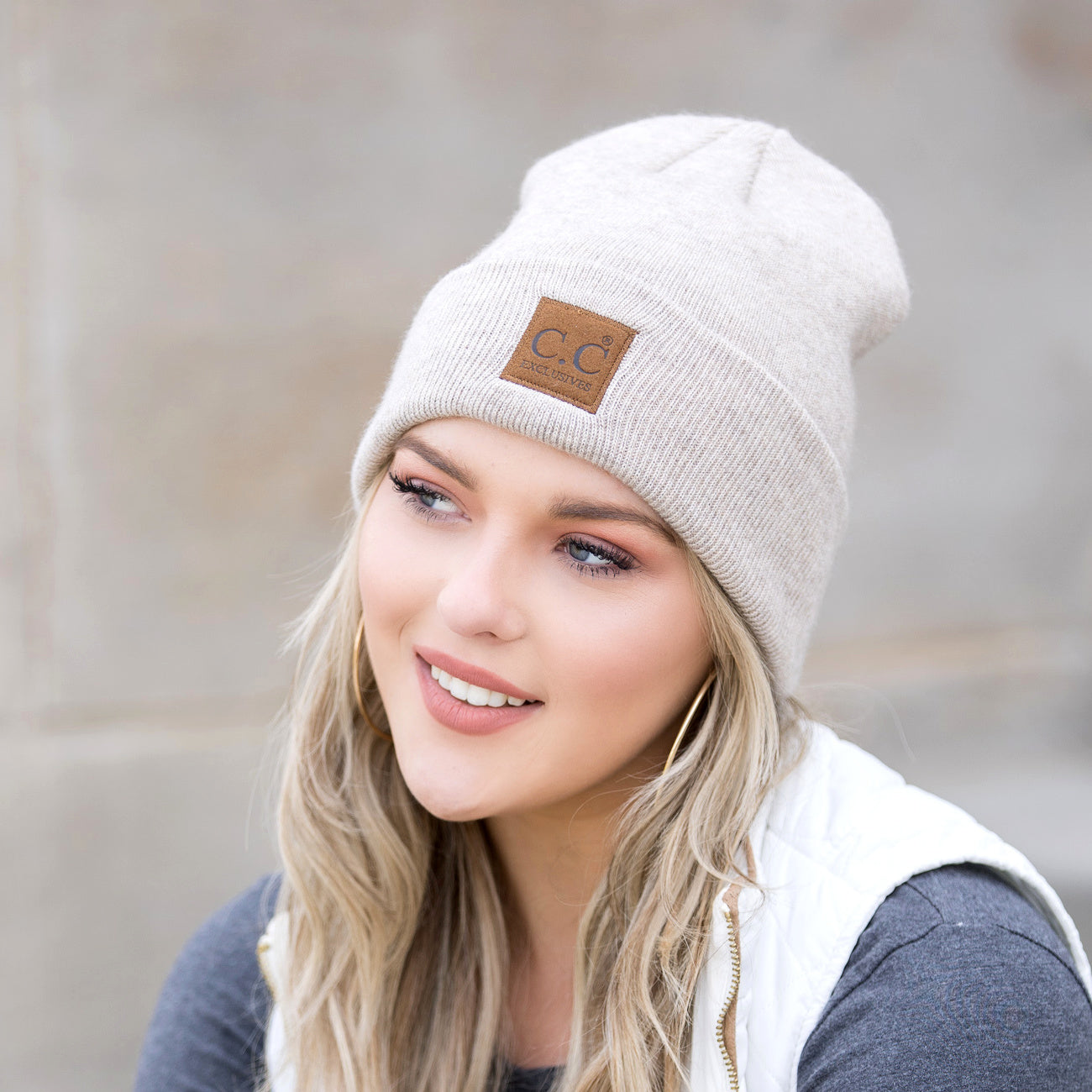 C.C® Heathered Boyfriend Beanie