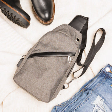 Cross Zip Sling Bag