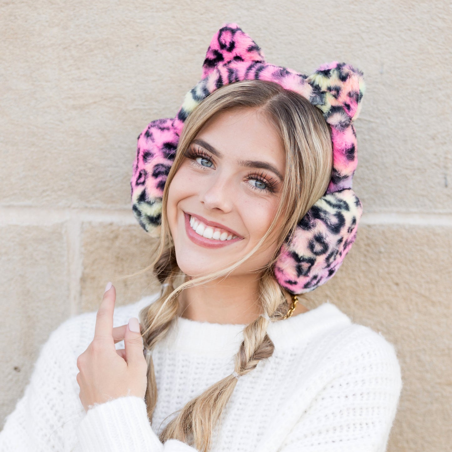 Animal Print Ear Muffs