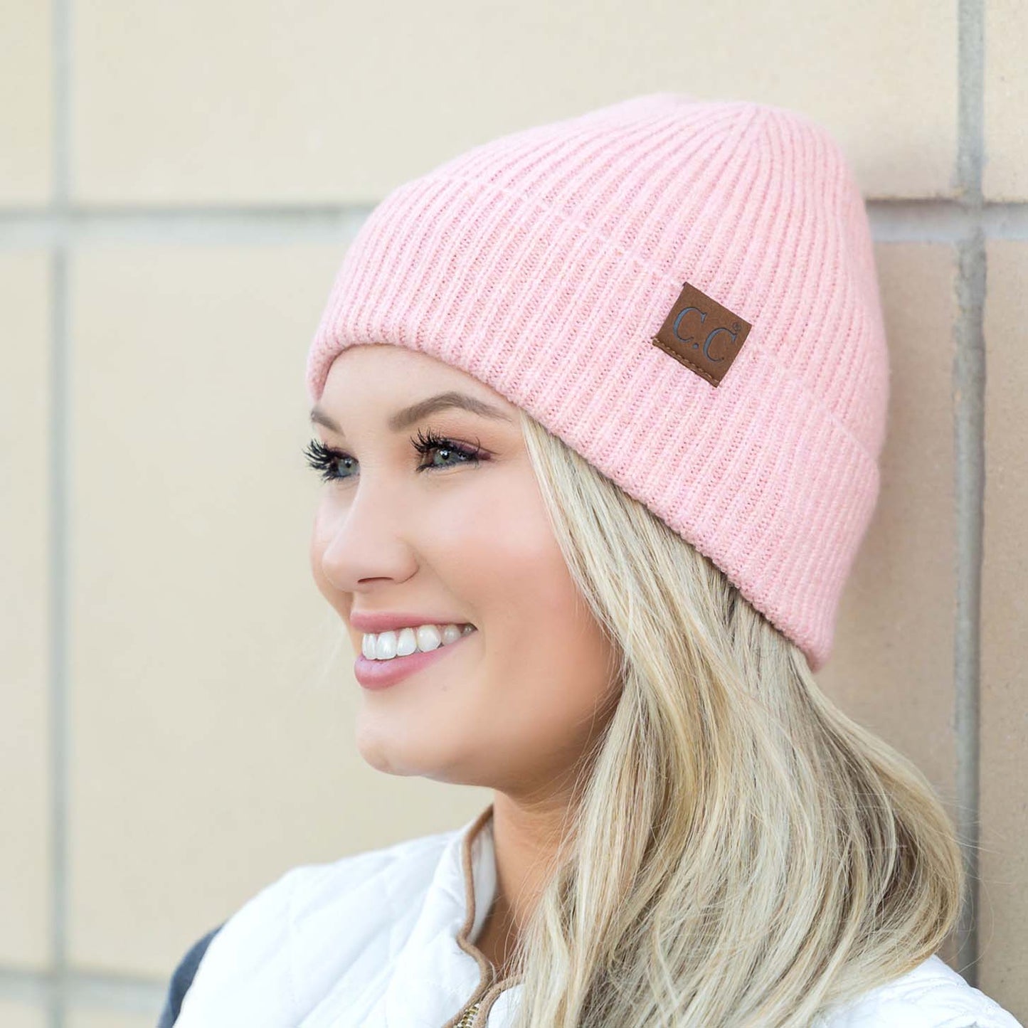 C.C® Fine Yarn Cuff Beanie