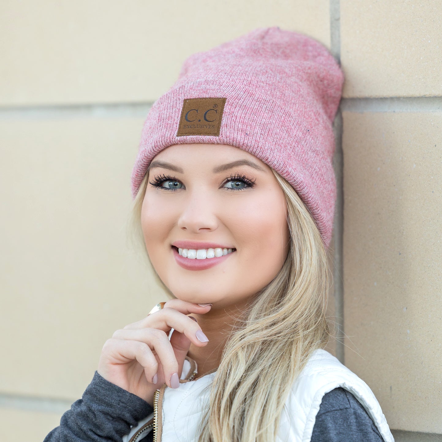 C.C® Heathered Boyfriend Beanie