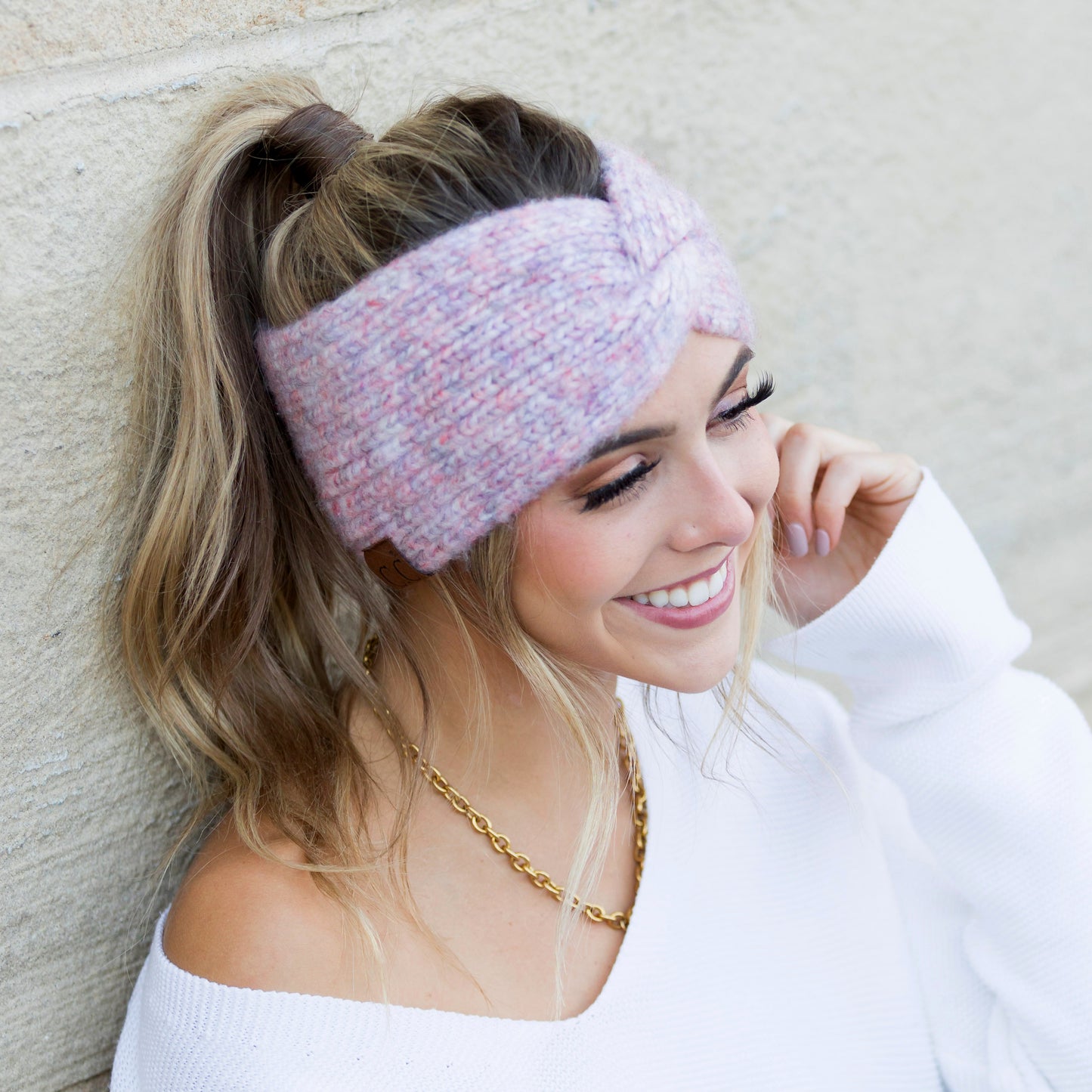 C.C® Cozy Marled Headwrap