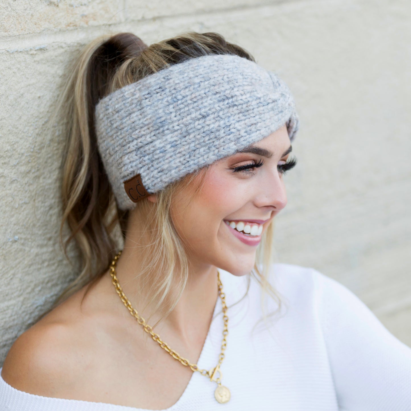 C.C® Cozy Marled Headwrap