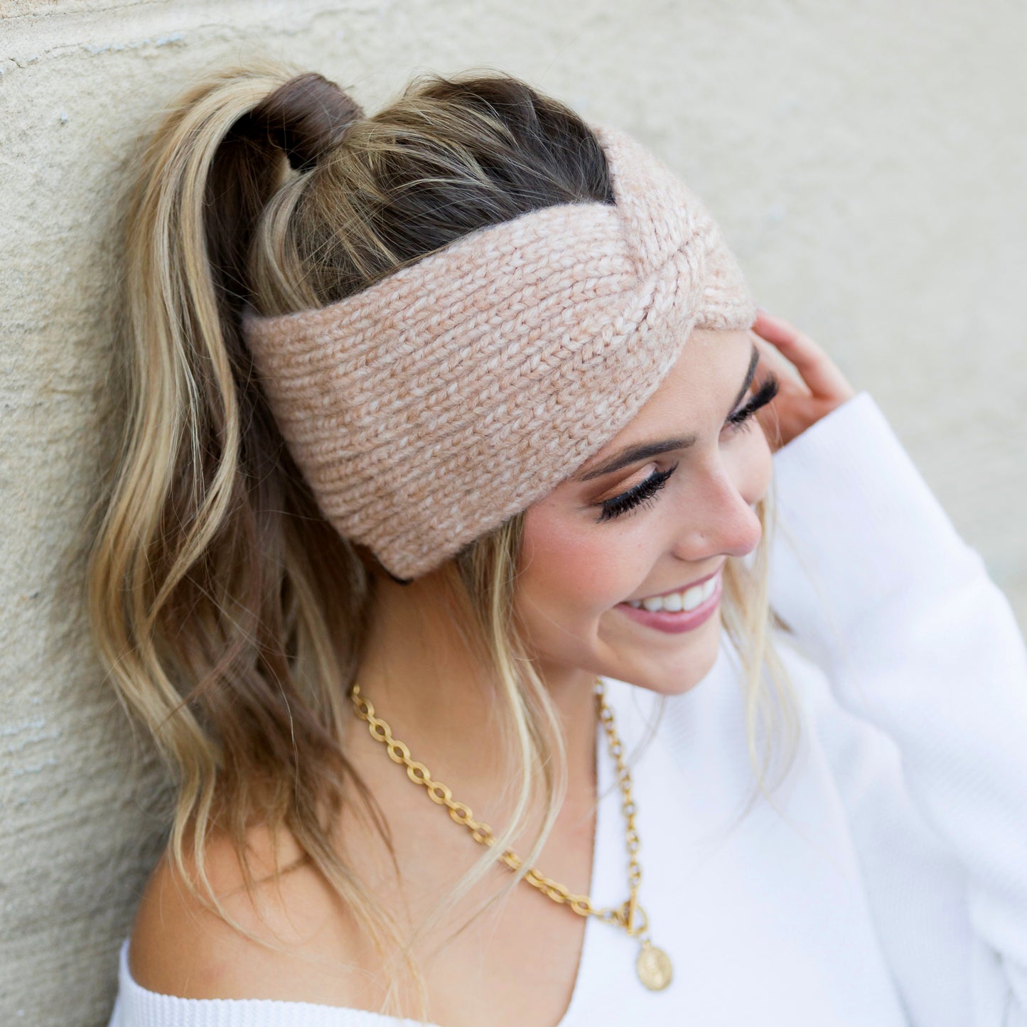 C.C® Cozy Marled Headwrap