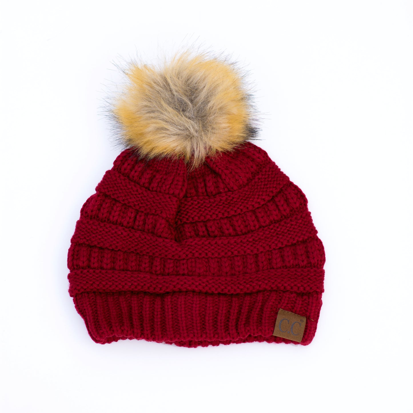 C.C® Fur Pom Beanies