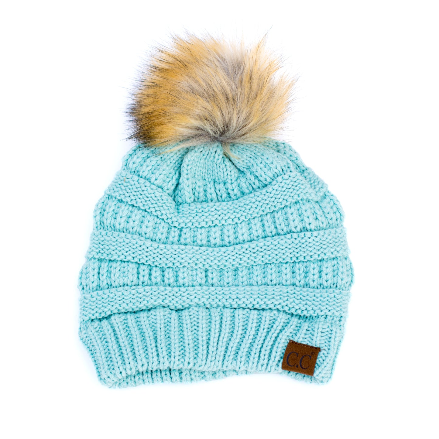 C.C® Fur Pom Beanies