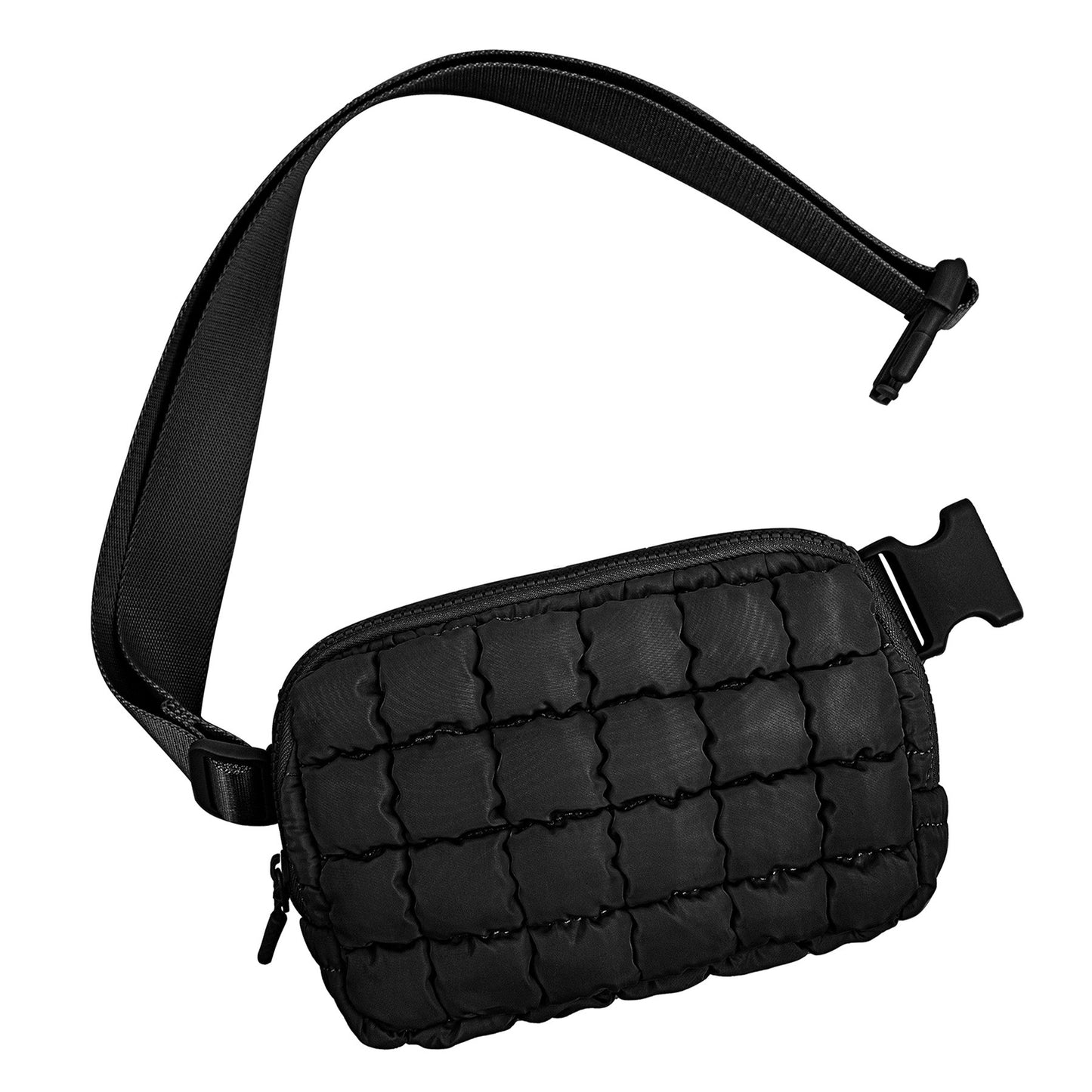 Evyn Quilted Puffer Sling Belt Bum Bag