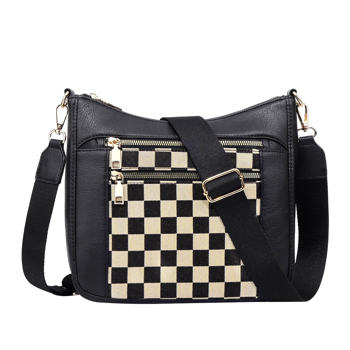 Ashley Mixed Media Crossbody