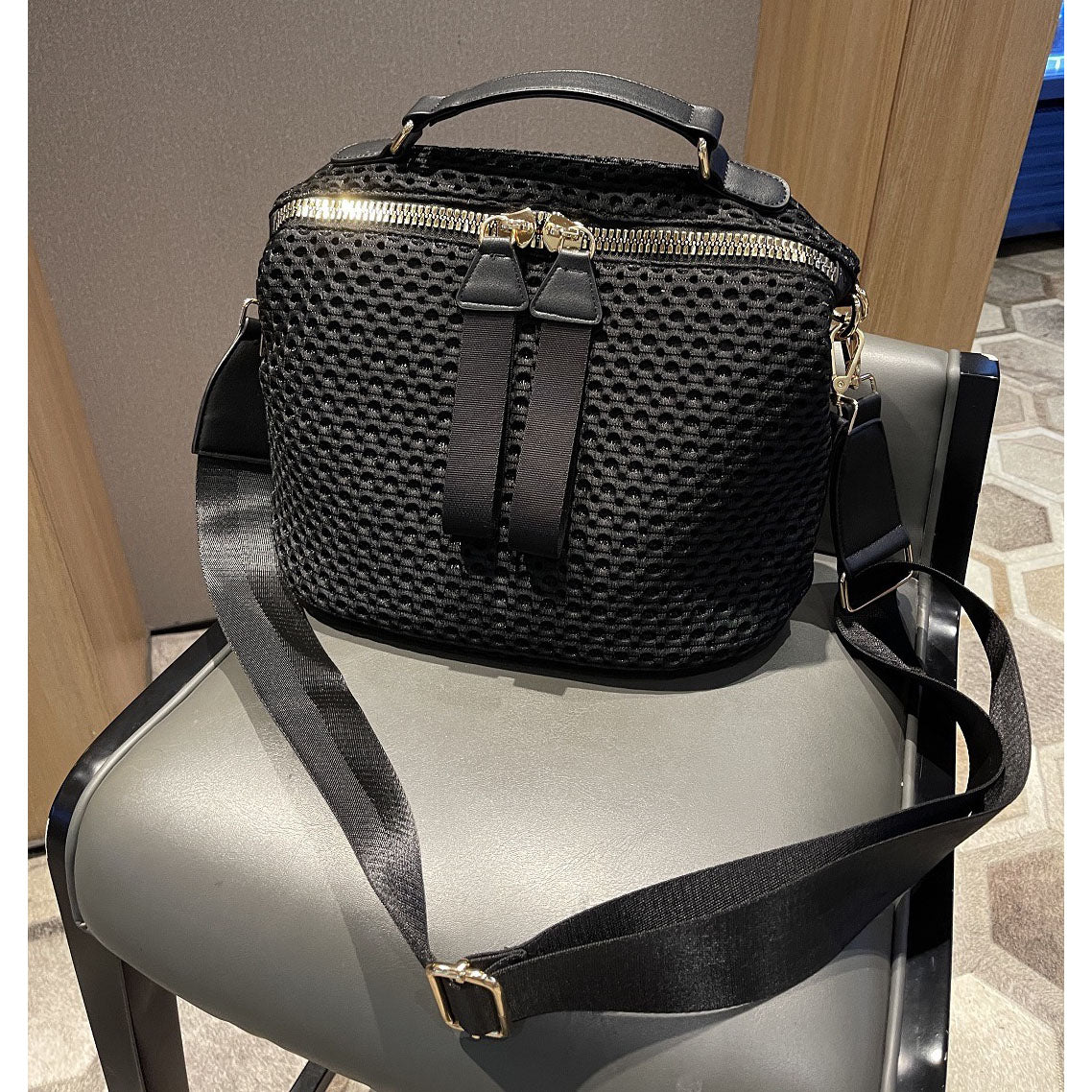 Demi Nylon Hobo Crossbody