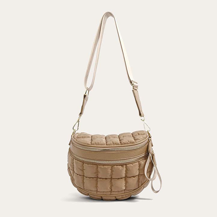 Jaya Puffer Double Zip Crossbody Sling