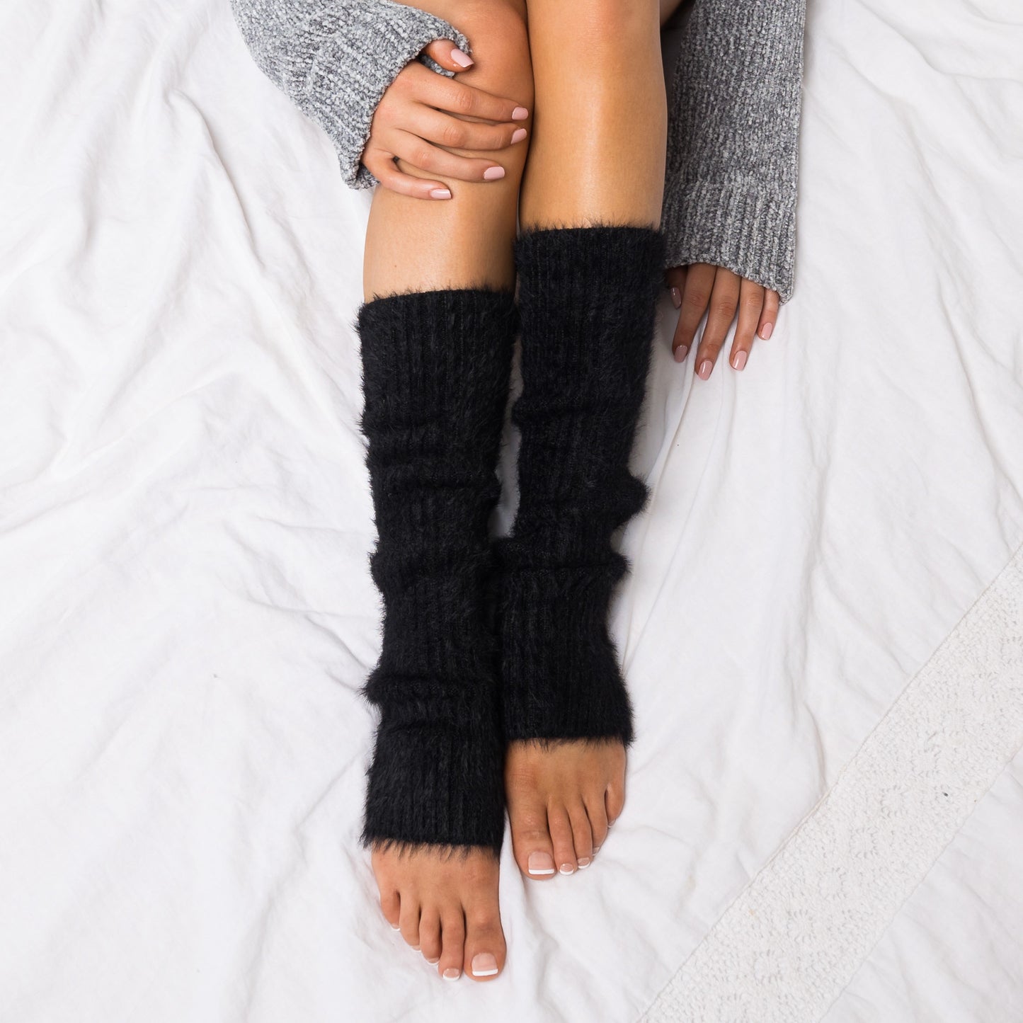 Eyelash Leg Warmers