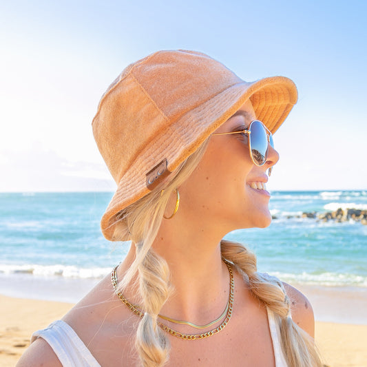 CC Terry Cloth Bucket Hat- Desert