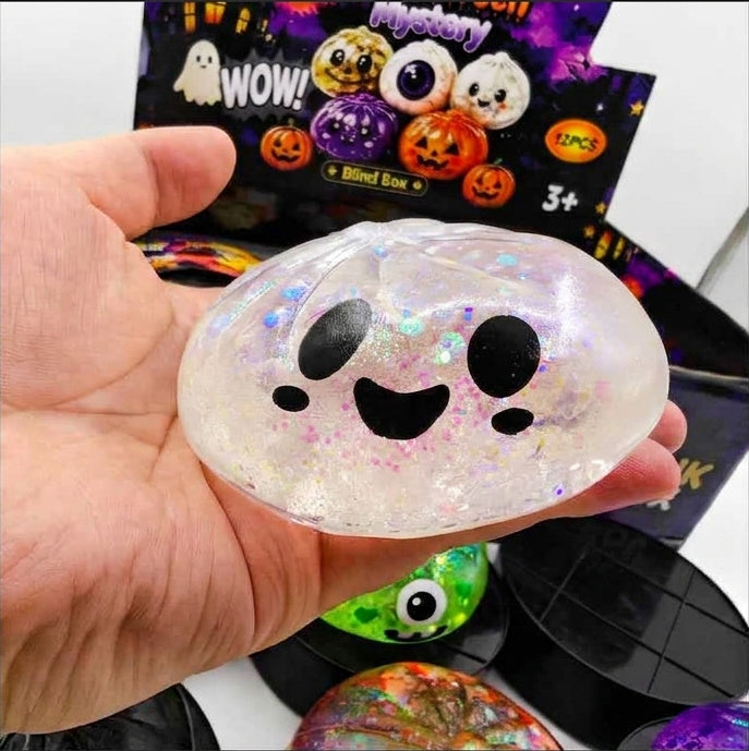 Halloween Glitter Slow Rise Maltose Dumpling Squishy Toy