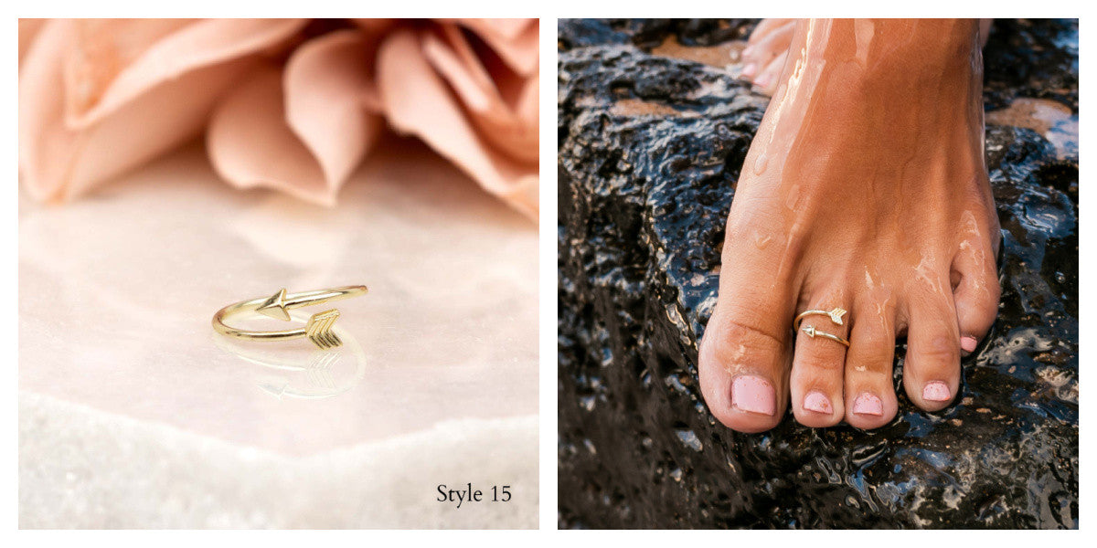 Sterling Silver Toe Ring - Style 3