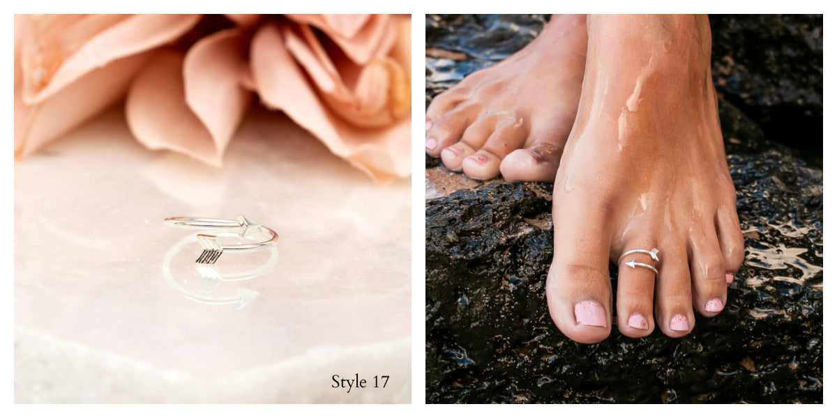 Sterling Silver Toe Ring - Style 6