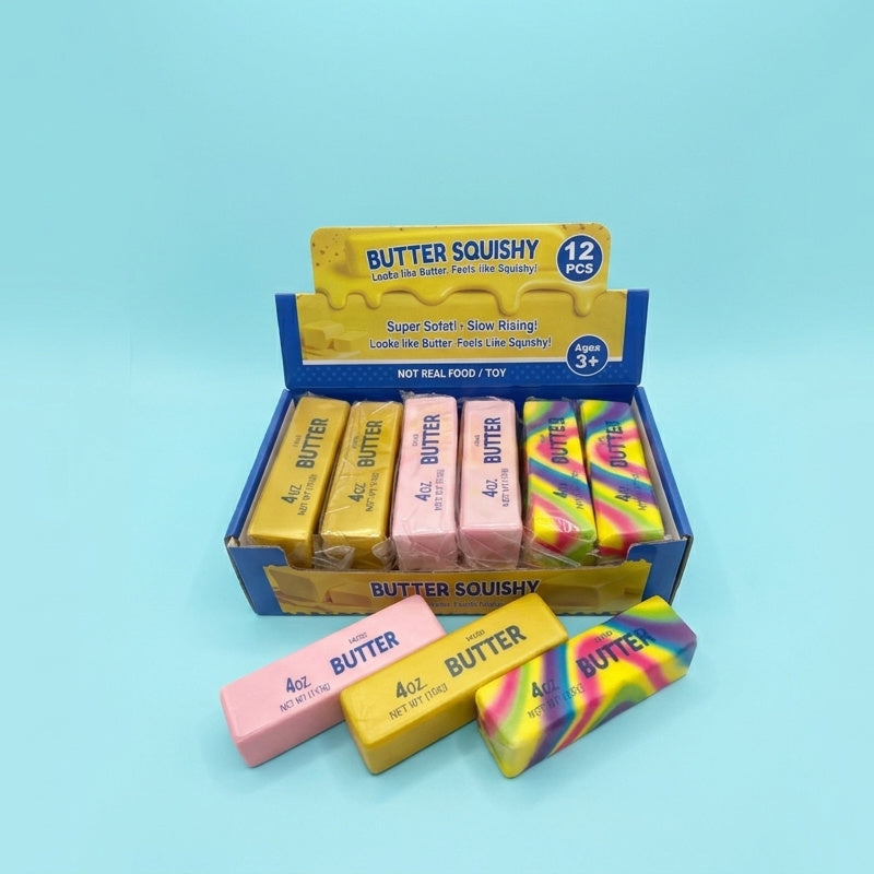 Viral Slow Rise Butter Squishy Fidget Stress Relief Squeeze Toy